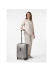 Redolz Essentials 14 4 Rollen Kabinentrolley 55 cm mit Dehnfalte coffee grey metallic