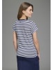 Kangaroos T-Shirt in marine-weiß