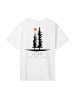 F4NT4STIC T-Shirt Escape Discover the World Pinetree in off-white