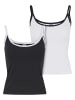 Urban Classics Tanks & Camis in black/white+white/black