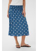 SAINT TROPEZ Rock GislaSZ Gerade Passform in Blue Turtledove Big Dot