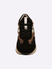 Heine Sneaker in schwarz-leofarben