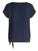 Betty Barclay Basic Shirt mit Schleifenknoten in Dark Blue/Green