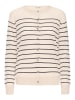 Pulz Langarm PZSADIE Classic fit in CREME NAVY STRIPE