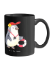 Mr. & Mrs. Panda Tasse Superpower Schwimmen Trainerin mit Spruch in Schwarz