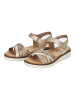 remonte Sandalen in Metallic