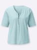 WITT WEIDEN V-Shirt in mint-meliert