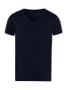 Hanro V-Shirt Cotton Superior in Dunkelblau