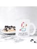 Mr. & Mrs. Panda Tee Tasse Einhorn Küche mit Spruch in Transparent