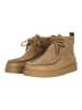 Clarks Schnürstiefelette Wallabee FTR2 High in 5232 Dark Sand Suede