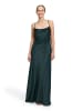 Vera Mont Abendkleid mit Wasserfallausschnitt in Dusty Slate