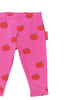 Toby Tiger Leggings mit Apfel Print in rosa