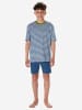 Schiesser Pyjama Nightwear in Atlantikblau