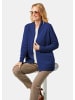 GOLDNER Kurzgröße:  Strickjacke Langarm Cardigan aus Merino in marine