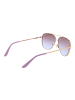 Guess Damen Sonnenbrillen Aviator Roségold