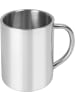 Normani Outdoor Sports Doppelwandige Edelstahl-Outdoor-Tasse 250 ml Utah in Silber