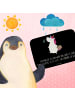 Mr. & Mrs. Panda Badematte Einhorn Koffer mit Spruch in Schwarz