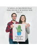 Mr. & Mrs. Panda Bild Kaktus Heilig mit Spruch in Grau Pastell