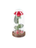 relaxdays Ewige Rose in Rot