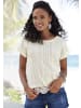Vivance Kurzarmshirt in creme