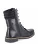 rieker Schnürstiefel in schwarz
