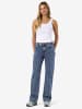 Noisy may Straight Fit Jeans in Medium Blue Denim