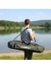 relaxdays Angeltasche Rutentasche in Olivgrün - 100 cm