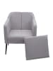 MCW Lounge-Sessel H93a, Stoff/Textil hellgrau