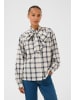 PART TWO Bluse kurzarm YaninasPW Lockere Passform in Big Dark Navy Check