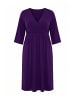Ulla Popken Kleid in dunkle pflaume