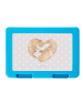 Mr. & Mrs. Panda Bento Box Otter Herz ohne Spruch in Grau Pastell