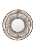 Beliani Wandspiegel BLASITO in Braun - (W) 66 x (H) 66 x (L) 10 cm