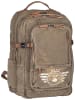 Greenburry Rucksack Vintage Aviator Harvard in Khaki
