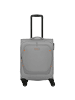 travelite Umbria - 4-Rollen-Kabinentrolley S 55 cm (schwarz) in smoky grey