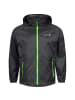 DEPROC Active Regenjacke ROBSON  in Schwarz