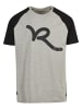 Rocawear T-Shirt in grey melange/black