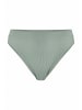 Hessnatur Ripp-Taillenslip High Waist in salbei