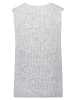 BETTY & CO Strickpullover ohne Arm in Light Silver Melange