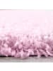 KADIMA DESIGN Teppich Hochflor Shaggy Waschbar Einfarbig RHEIN Strapazierfähig in Pink