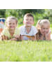 relaxdays Gummiband Pistole in Natur