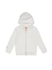 smiler. Kapuzensweatshirtjacke mini-grin. in weiss