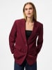 Pieces Oversize-Blazer in Tawny Port