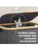 SONGMICS Flaschencontainer Roxanne in Grau-Beige - (B)32.5 x (H)70.5 x (T)42 cm