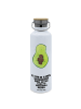 Mr. & Mrs. Panda Thermosflasche Avocado Kern mit Spruch in Weiß