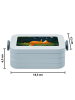 Mr. & Mrs. Panda Lunchbox Fuchs Sterne Design ohne Spruch in Blau Pastell