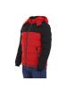 Ital-Design Jacke in Rot und Schwarz