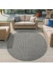 Teppich Boss In- & Outdoor Teppich Nova 1202, rund - Silber