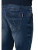 Timezone Regular Jeans Hose 5-Pocket Denim Pants Reißverschluss in Blau