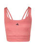 adidas Performance Sport-BH PWI LONGLINE in rosa / schwarz