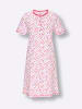 Comtessa Sleepshirt in weiß-flamingo-bedruckt
